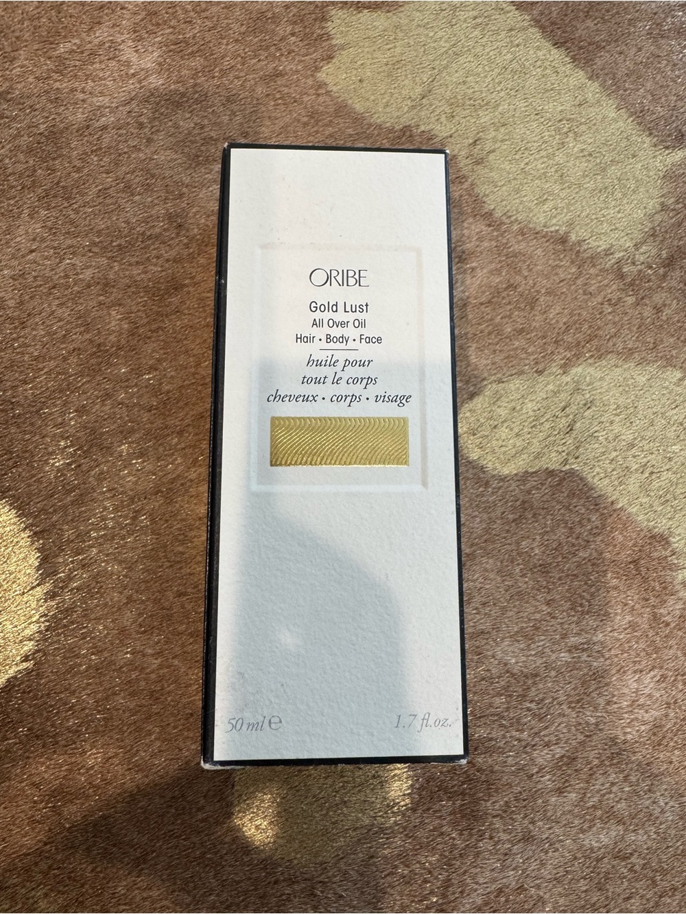 NEW Oribe Gold Lust All Over Oil - White & Gold Box